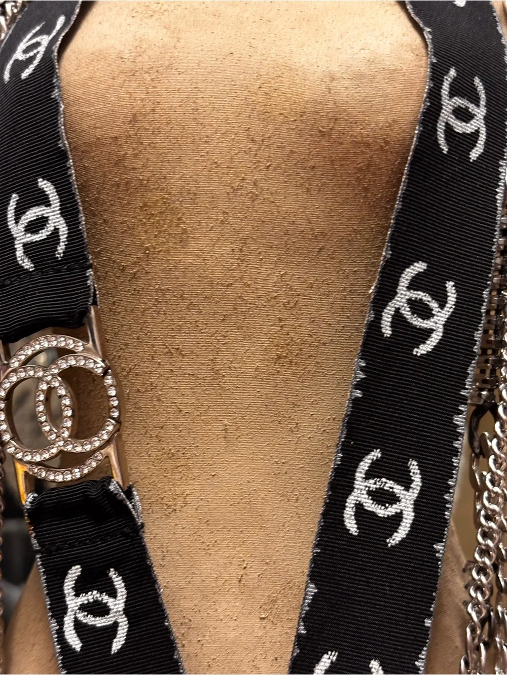 Vintage CHANEL Ribbon Lanyard